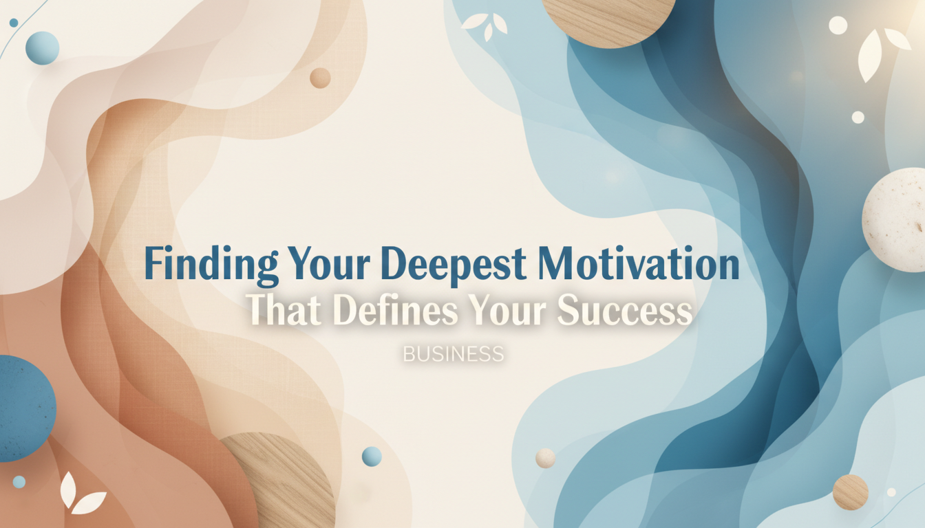 The Entrepreneur's Why: Finding Your Deepest Motivation That Defines Your Success
